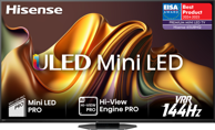 HISENSE TV 65U8NQ, ULED, Mini LED, 4K, 65"